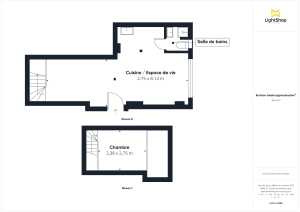 Appartement de 32.33 m² à Paris