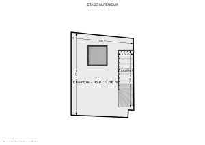 Appartement de 43.21 m² à Paris