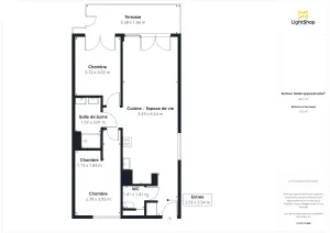 Appartement de 64.0 m² à Bègles