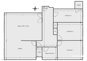 Appartement de 89.13 m² à Chaville