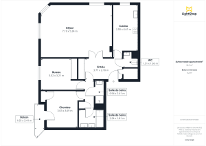 Appartement de 95.0 m² à Lyon
