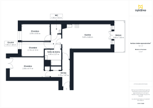 Appartement de 74.5 m² à Suresnes