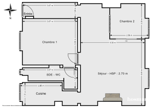 Appartement de 52.0 m² à Paris