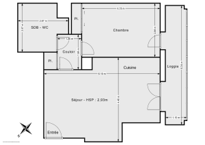 Appartement de 44.48 m² à Pantin