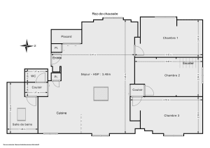 Appartement de 80.0 m² à Saint-Ouen-sur-Seine