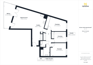 Appartement de 86.55 m² à Caluire-et-Cuire