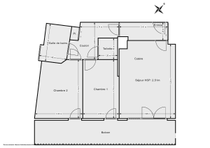 Appartement de 59.57 m² à Maisons-Alfort