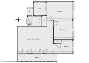 Appartement de 63.0 m² à Vaulx-en-Velin