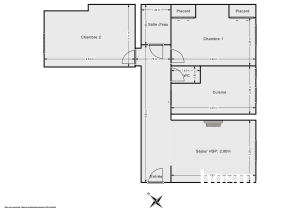 Appartement de 60.0 m² à Paris