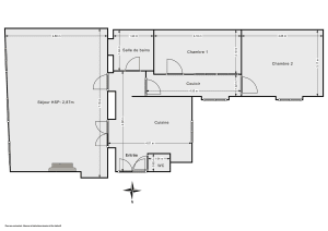 Appartement de 76.0 m² à Paris