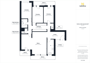 Appartement de 101.0 m² à Issy-les-Moulineaux
