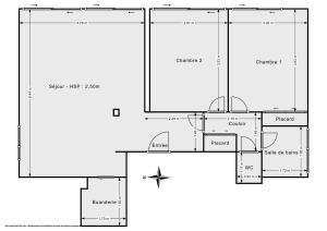 Appartement de 69.0 m² à Sèvres