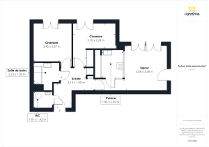Appartement de 61.48 m² à Saint-Cloud