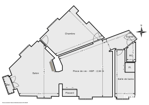 Appartement de 52.0 m² à Paris