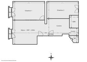 Appartement de 48.0 m² à Paris