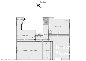 Appartement de 85.0 m² à Paris