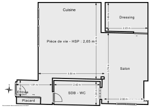 Appartement de 38.0 m² à Paris