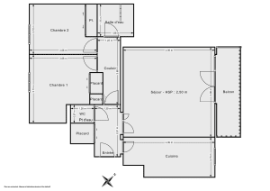 Appartement de 68.65 m² à Paris