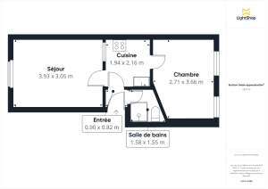 Appartement de 29.0 m² à Paris