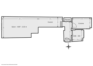 Appartement de 23.0 m² à Paris