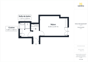 Appartement de 18.0 m² à Paris