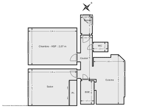 Appartement de 43.5 m² à Paris