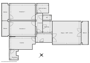 Appartement de 66.87 m² à Clichy