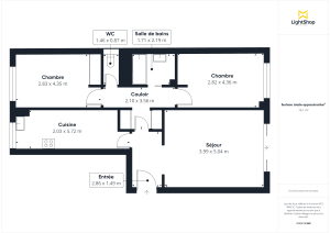 Appartement de 71.0 m² à Paris