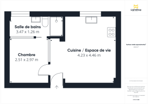 Appartement de 29.13 m² à Paris