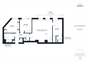 Appartement de 86.5 m² à Puteaux