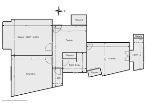 Appartement de 54.0 m² à Marseille