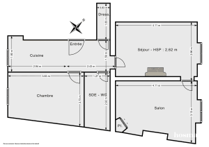 Appartement de 49.0 m² à Paris