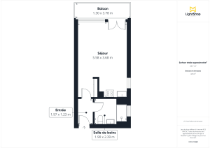 Appartement de 27.0 m² à Pessac