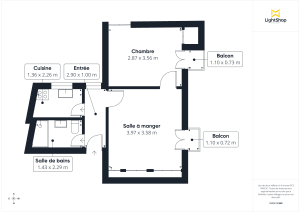 Appartement de 39.0 m² à Paris