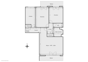 Appartement de 58.0 m² à Levallois-Perret
