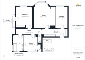 Appartement de 85.0 m² à Suresnes