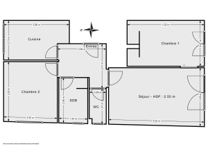 Appartement de 52.0 m² à Paris