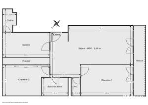 Appartement de 74.47 m² à Paris