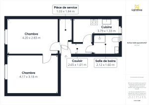 Appartement de 39.66 m² à Pantin