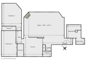 Appartement de 65.0 m² à Paris