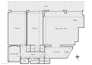 Appartement de 88.0 m² à Paris