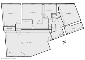 Appartement de 84.76 m² à Nantes