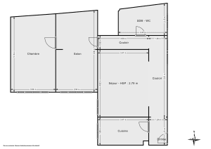 Appartement de 74.22 m² à Paris