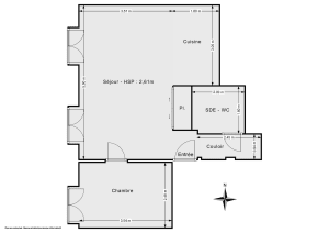 Appartement de 41.0 m² à Paris
