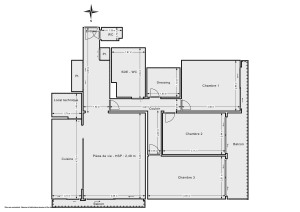 Appartement de 87.49 m² à Paris