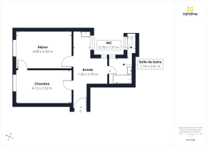 Appartement de 36.52 m² à Paris