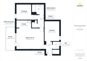 Appartement de 63.67 m² à Rezé