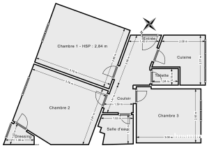Appartement de 45.0 m² à Paris