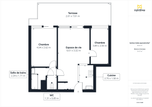 Appartement de 47.04 m² à Chaville
