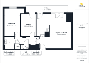 Appartement de 65.0 m² à Boulogne-Billancourt